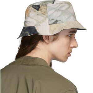 LIKE NEW Song For The Mute New Era Multi Cotton Linen Bucket Hat SZ S/M